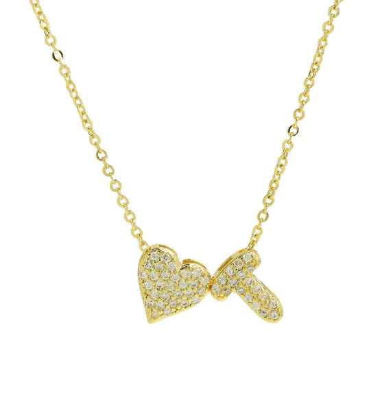 Zircon Heart Necklace
