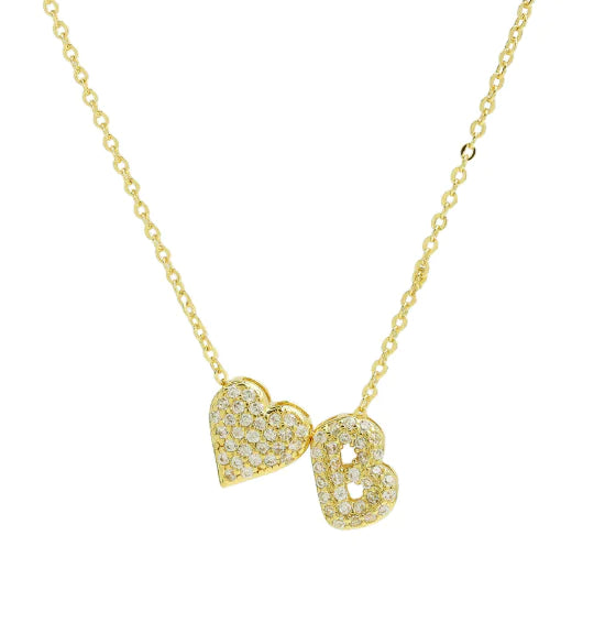 Zircon Heart Necklace