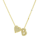 Zircon Heart Necklace