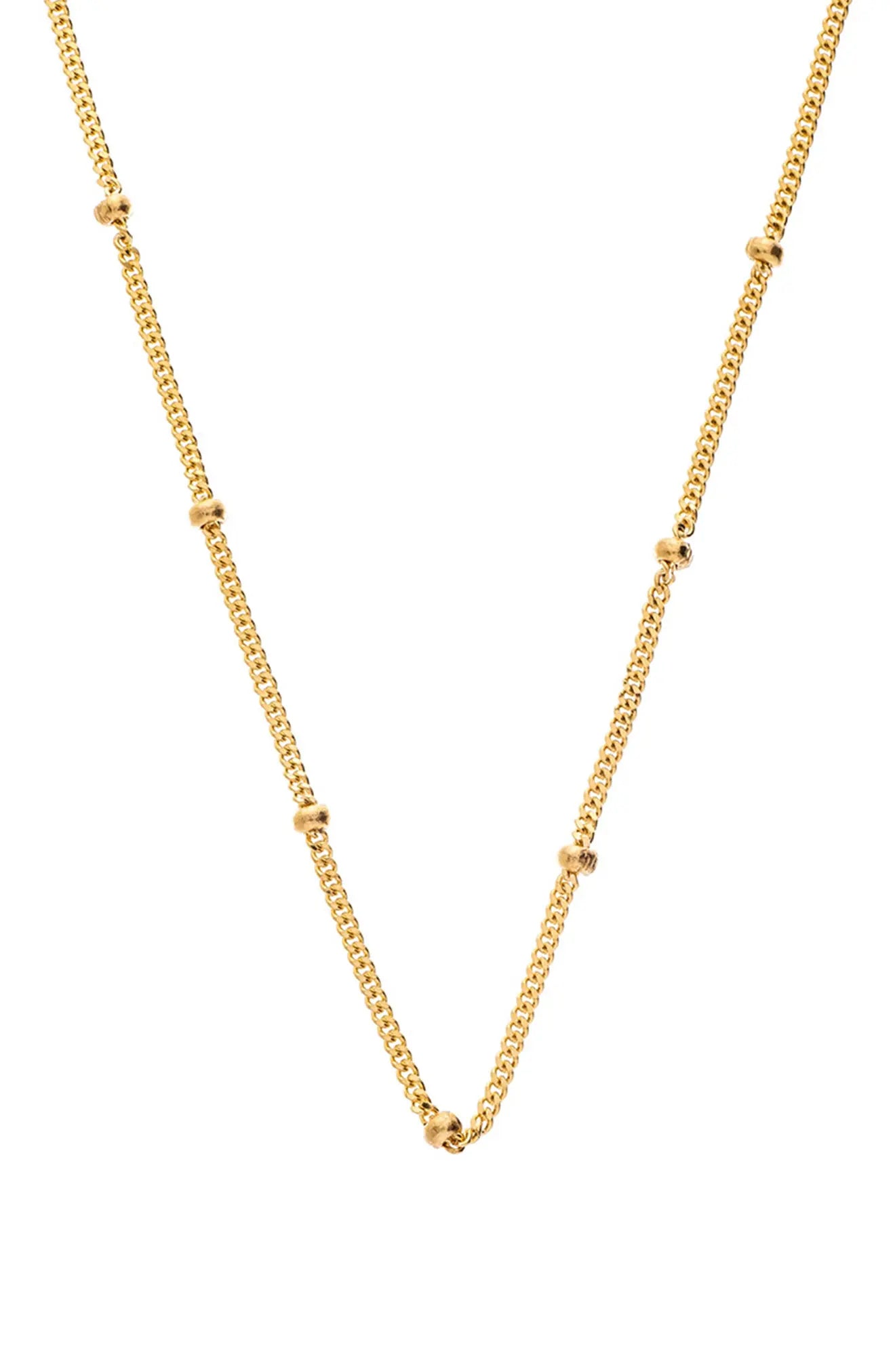 Bead Clavicle Necklace