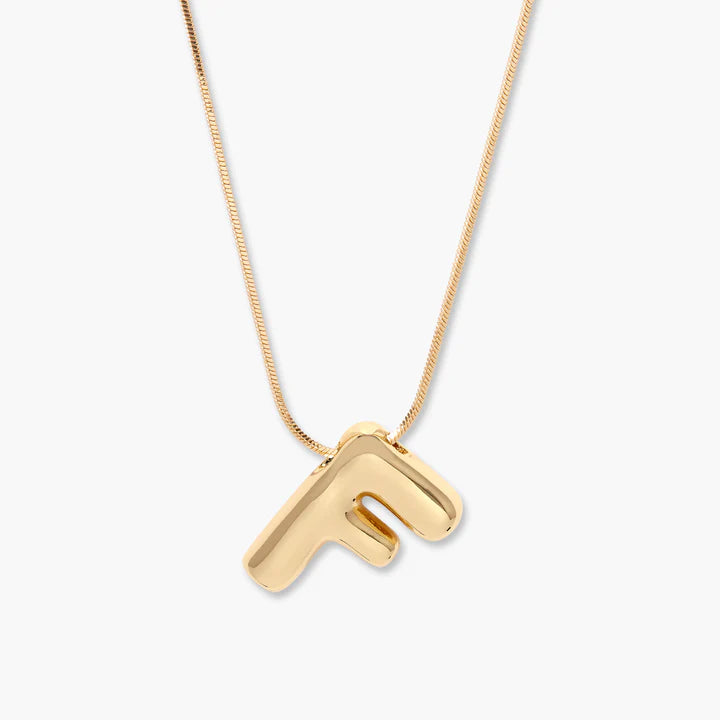 3D Balloon Letter Necklace