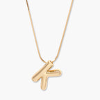 3D Balloon Letter Necklace