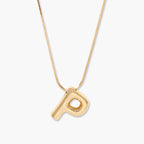 3D Balloon Letter Necklace
