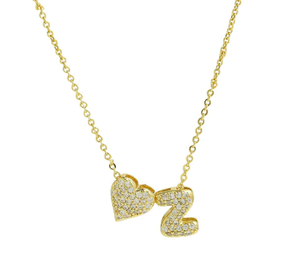 Zircon Heart Necklace