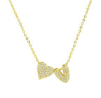 Zircon Heart Necklace