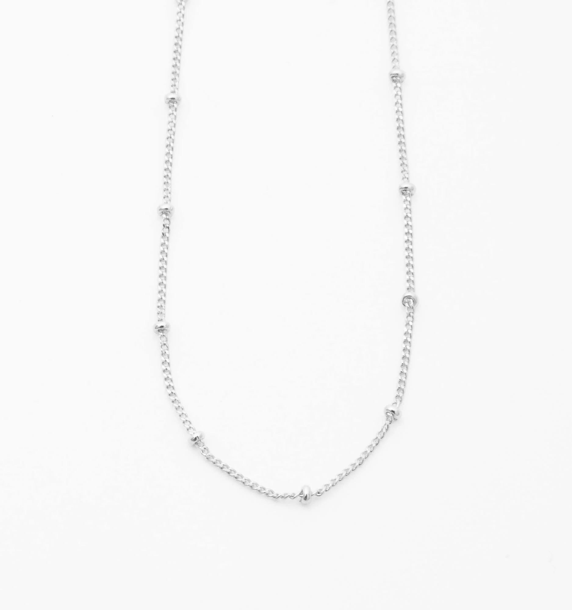 Bead Clavicle Necklace