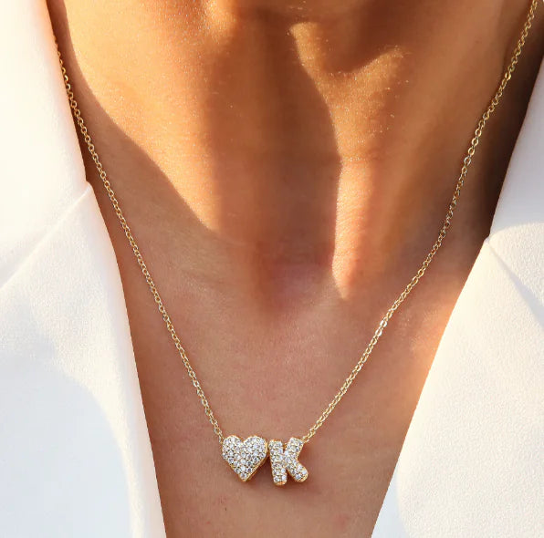 Zircon Heart Necklace