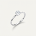 Radiant Solitaire Diamond Proposal Ring