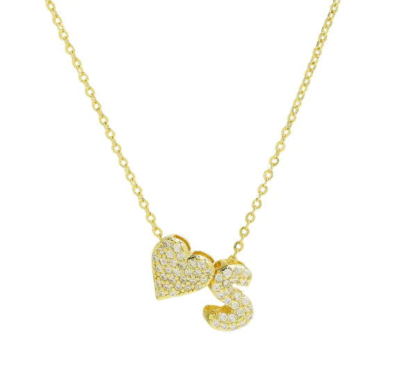 Zircon Heart Necklace