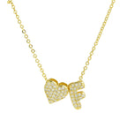 Zircon Heart Necklace