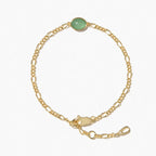 Simple Green Dongling Bracelet