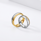 Eternal Micro-Pavé Couple Ring Set