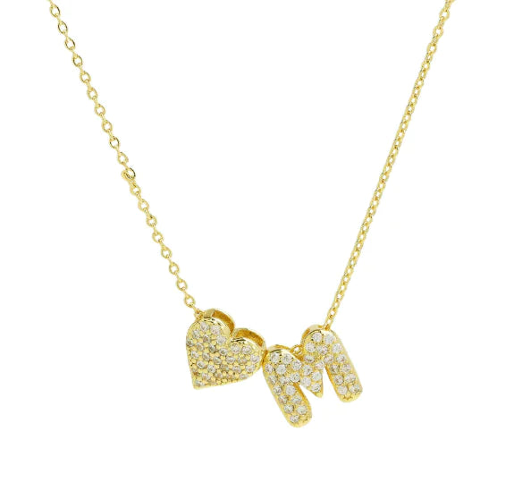 Zircon Heart Necklace