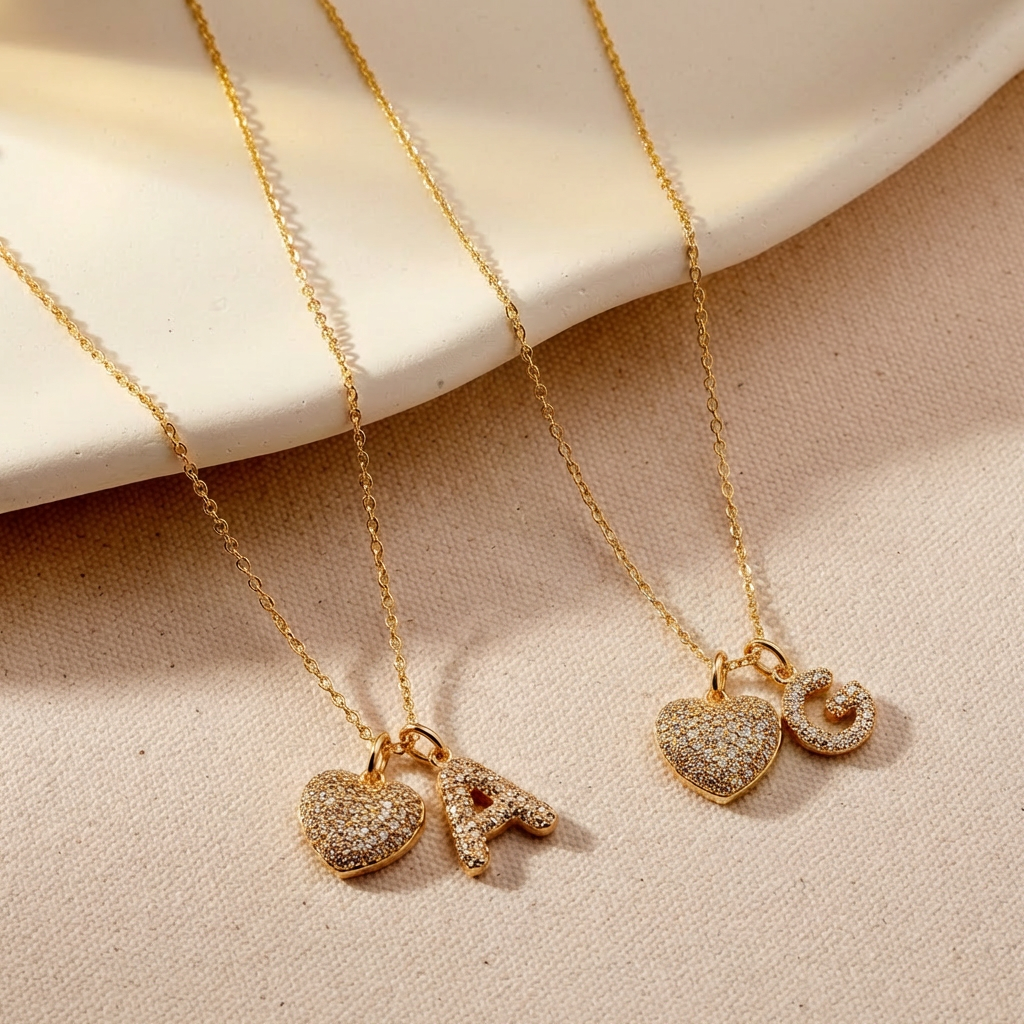 Zircon Heart Necklace