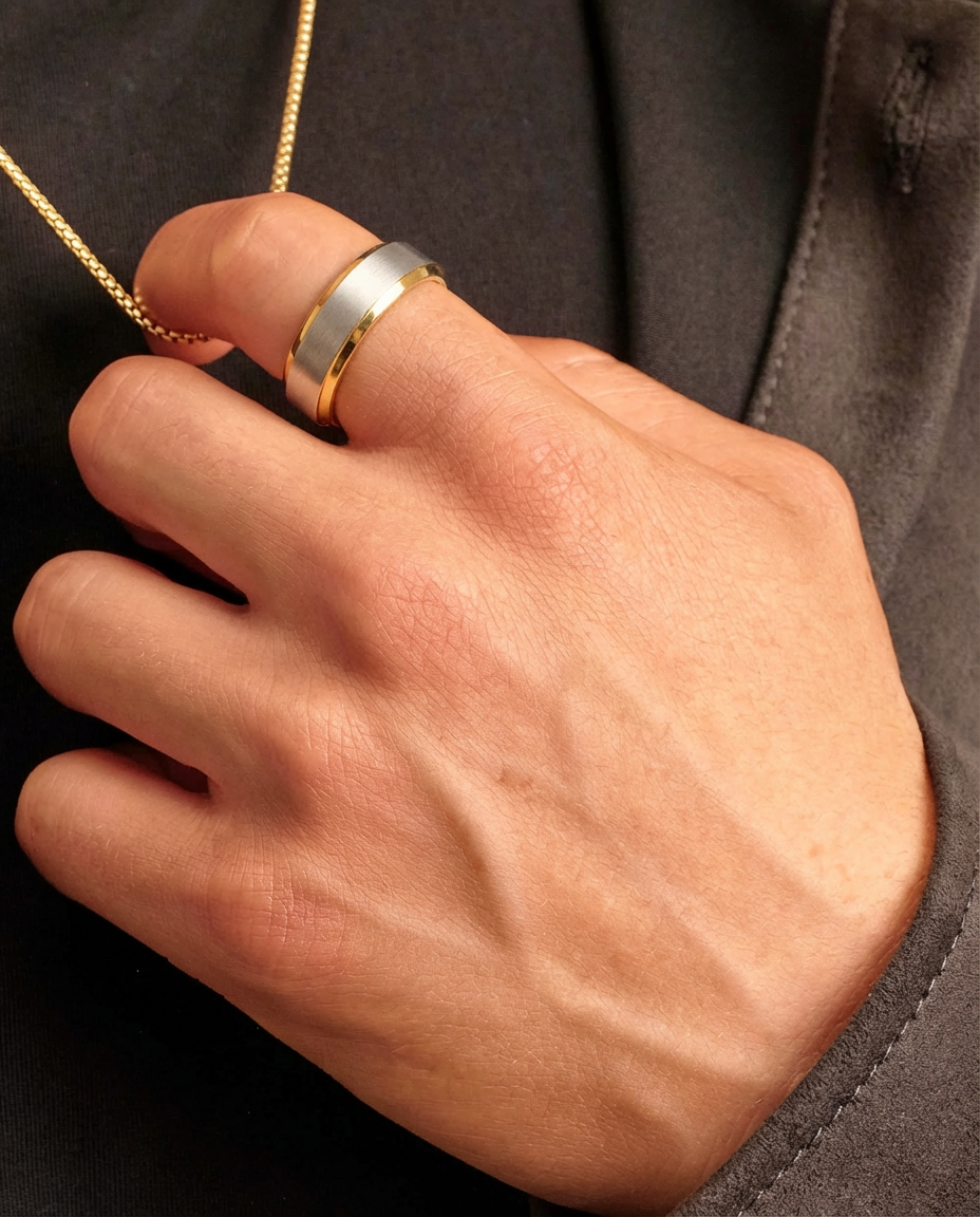 Eternal Micro-Pavé Couple Ring Set