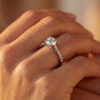 Zircon Solitaire Ring