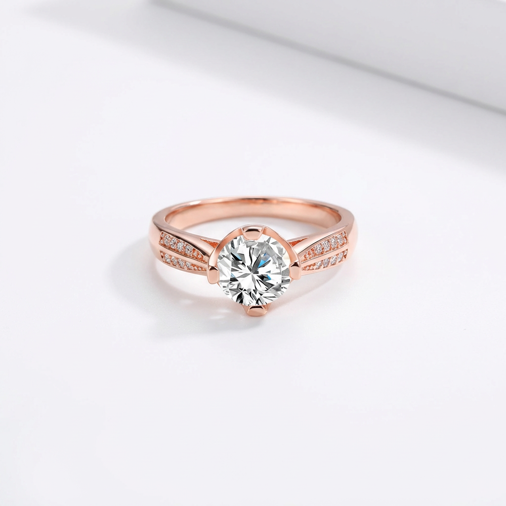 Zircon Solitaire Ring