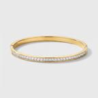 Zircon Cuff Bangle Bracelet