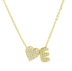 Zircon Heart Necklace