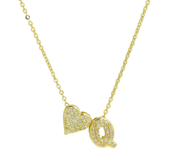 Zircon Heart Necklace