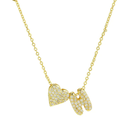 Zircon Heart Necklace