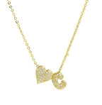 Zircon Heart Necklace