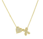 Zircon Heart Necklace