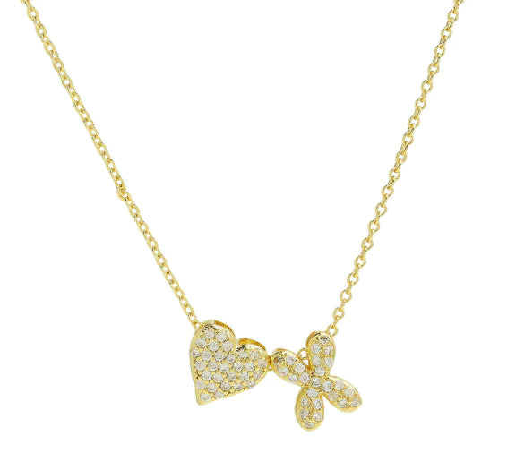 Zircon Heart Necklace