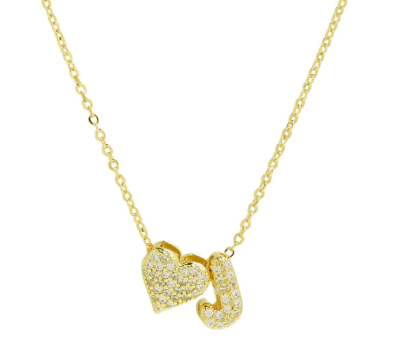 Zircon Heart Necklace