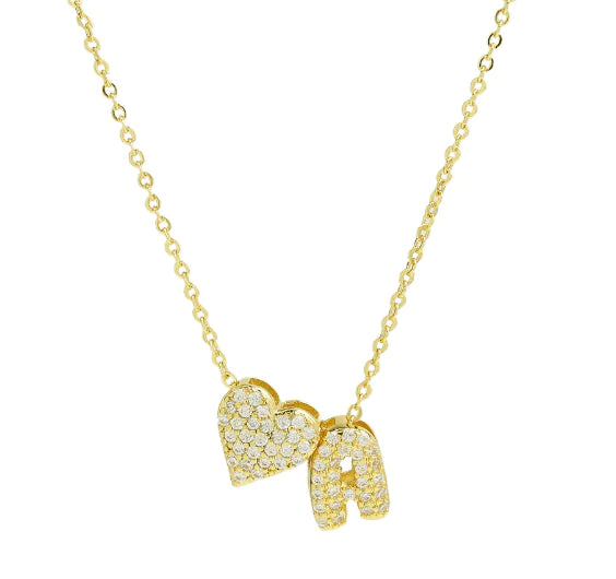 Zircon Heart Necklace