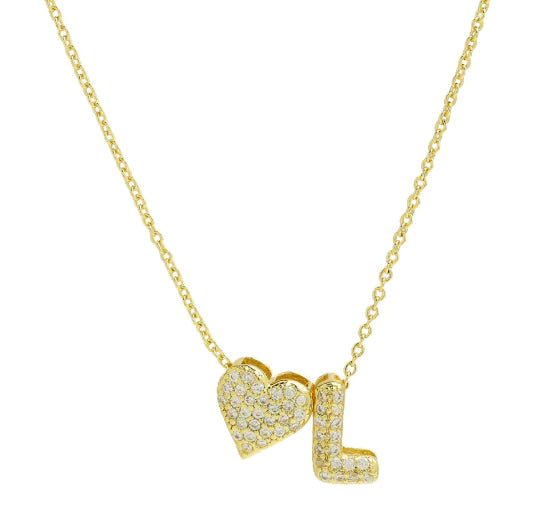 Zircon Heart Necklace