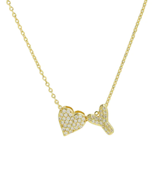 Zircon Heart Necklace