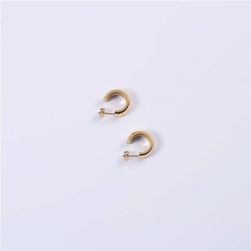 Modern Geometric Hoop Earrings