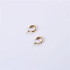 Modern Geometric Hoop Earrings